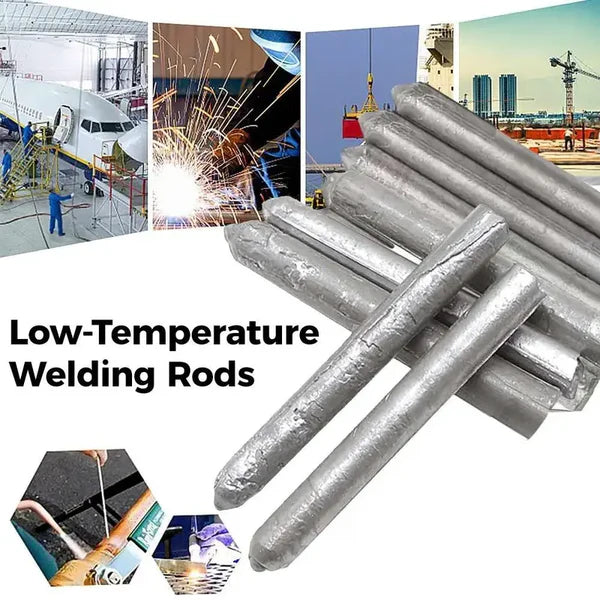 Low-Temperature Flux-Cored Aluminum Welding Rods | No Welding Machine Needed | Multi-Metal Repair for Aluminum, Copper, Iron & Stainless Steel