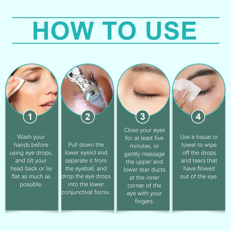 Eye Drop Serum – Moisturizing & Soothing for Dry, Stinging & Tired Eyes
