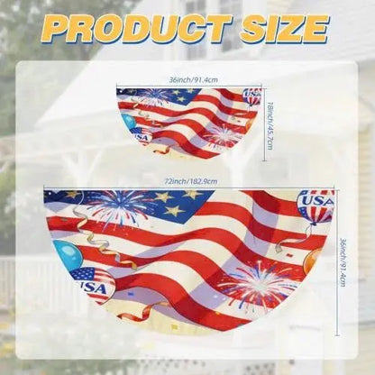 America 250th Birthday Bunting Flag – 1776-2026 USA Patriotic Half Circle Banner