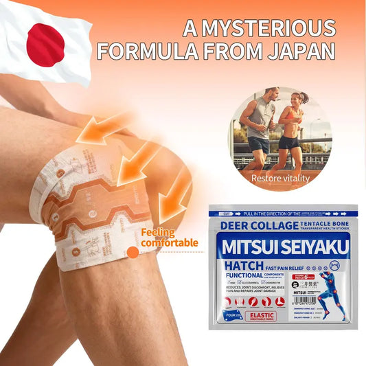 DRMITSUI Seiyaku Far Infrared Thermal Bone Pain Relief Patches – 6 Patches/Bag