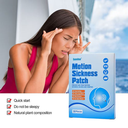 MQ Motion Sickness Patch – Non-Drowsy, Fast-Acting Relief for Car & Sea Travel