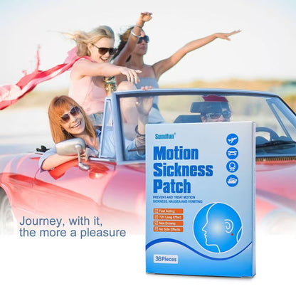 MQ Motion Sickness Patch – Non-Drowsy, Fast-Acting Relief for Car & Sea Travel