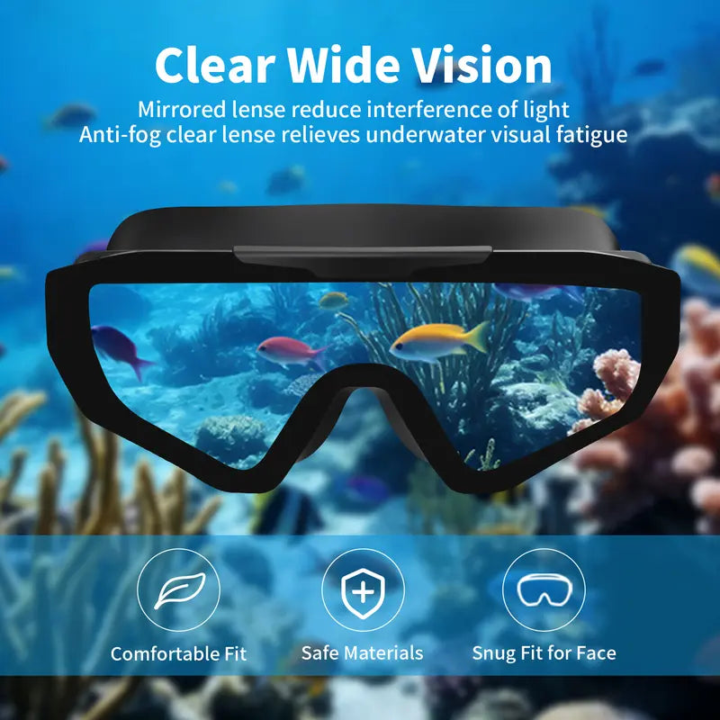 Outly 2-Pack Swim Goggles with Earplugs – Anti-Fog, UV Protection, 180° Wide View for Adults & Kids (Ages 4-12)