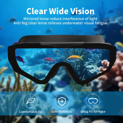 Outly 2-Pack Swim Goggles with Earplugs – Anti-Fog, UV Protection, 180° Wide View for Adults & Kids (Ages 4-12)