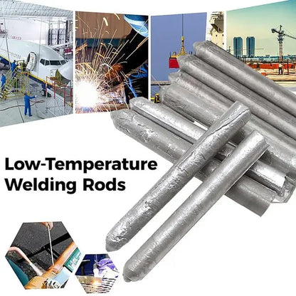 Low-Temperature Flux-Cored Aluminum Welding Rods | No Welding Machine Needed | Multi-Metal Repair for Aluminum, Copper, Iron & Stainless Steel