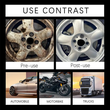 Automotive Rust Remover Spray 120ML – Fast-Acting Iron & Rust Cleaner for Wheels, Rims & All Metal Surfaces – Premium Car Detailing Chemicals, Safe for Most Automotive Finishes, Cars & Motorcycles
