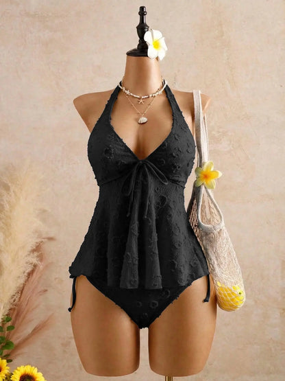 Women's Fashion Tankini Set – Stylish Two-Piece Swimwear