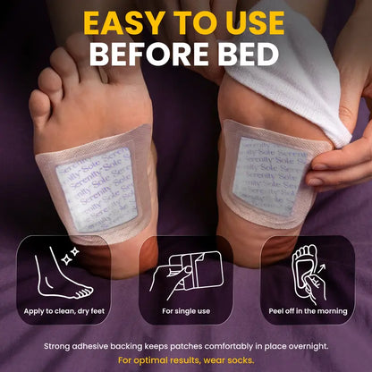 Sole Serenity Good Night Foot Pads – Overnight Relaxation Patches