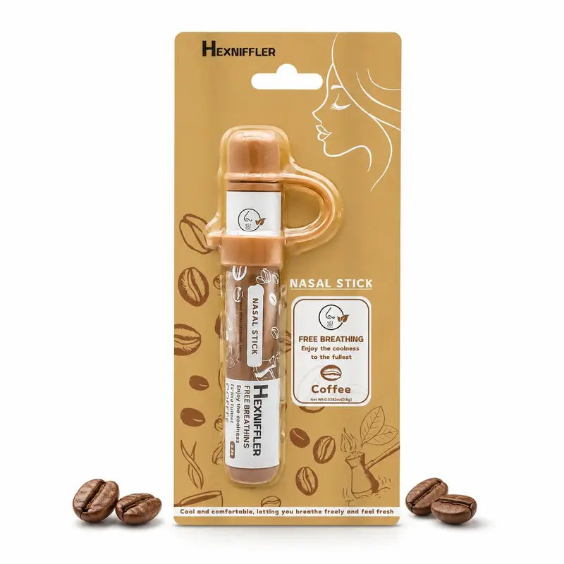 Hexniffler Essential Oil Aroma Stick, Portable Aroma Stick with Menthol & Plant Essential Oils, Pocket-Size Personal Care Accessory for Travel, Work, Study & Daily Use, 4 Scents