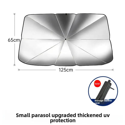 Car Sunshade Umbrella – Foldable Windshield UV & Heat Protection