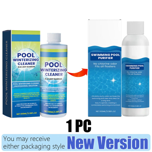 Pool Clarifier for Swimming Pools – Fast-Acting Water Clarifier & Cleaner 100ml