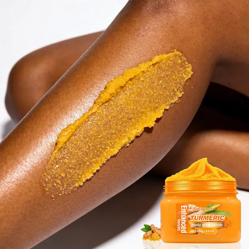 Turmeric Body Glow Scrub 280g – Exfoliating & Moisturizing