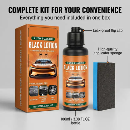 Plastic Restorer for Cars – Removes Oxidation, Dirt & Wax Residue, Dye Infused Waterproof Plastic Restorer, Cars Care Product - Perfect for Faded Bumpers, Trim & Vinyl on Jeeps, Truck Beds, Avalanches & ATV