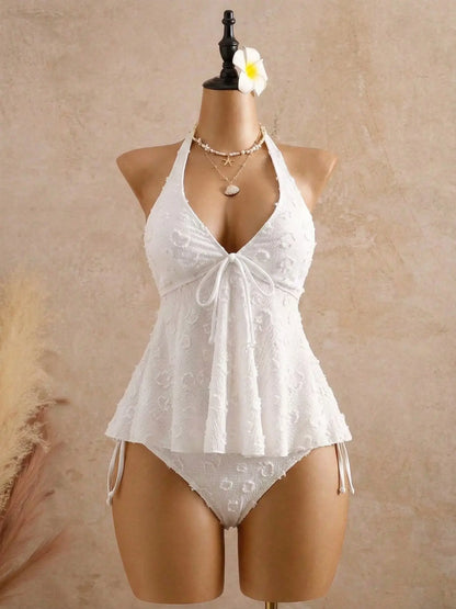 Women's Fashion Tankini Set – Stylish Two-Piece Swimwear