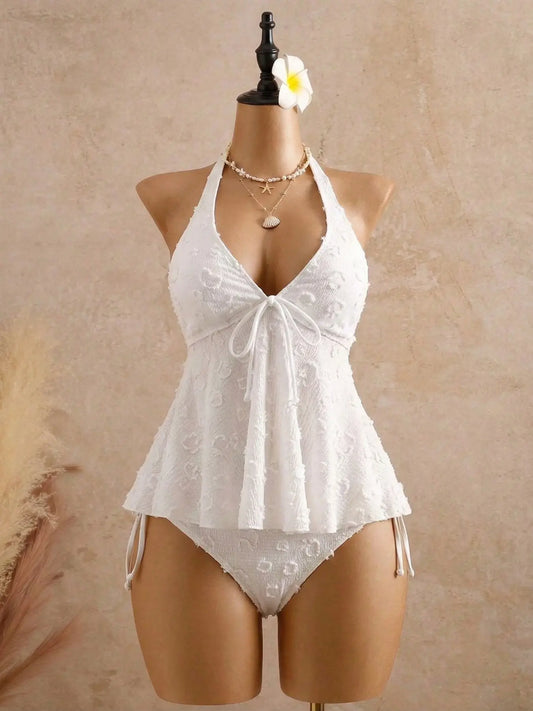 Women's Fashion Tankini Set – Stylish Two-Piece Swimwear