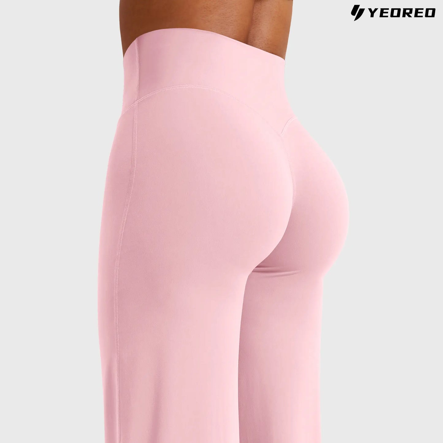 YEOREO Eddiy High-Waist Wide-Leg Yoga Pants – Buttery Soft, No Front Seam, Gym Fitness Leggings for Women