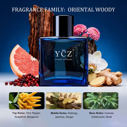 YCZ Midnight Marine Eau De Parfum 50ml - The Scent of Freedom