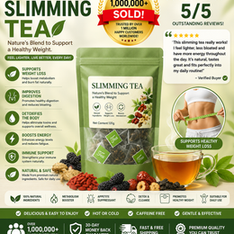 Slimming Tea — Natural Weight Management Herbal Tea | 30 Tea Bags