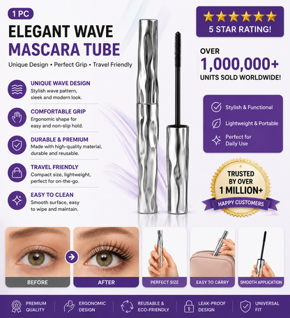 Tubular Threaded Lash Primer – Waterproof, Smudge-Proof, Lengthening Mascara Base