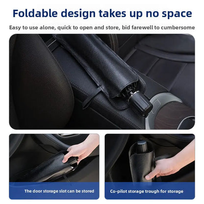Car Sunshade Umbrella – Foldable Windshield UV & Heat Protection