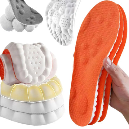 4D Cloud PU Insoles – Soft Memory Foam Orthotic Shoe Inserts for Men & Women (1 Pair)