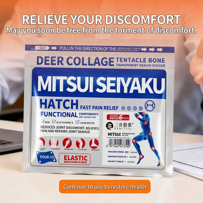 DRMITSUI Seiyaku Far Infrared Thermal Bone Pain Relief Patches – 6 Patches/Bag