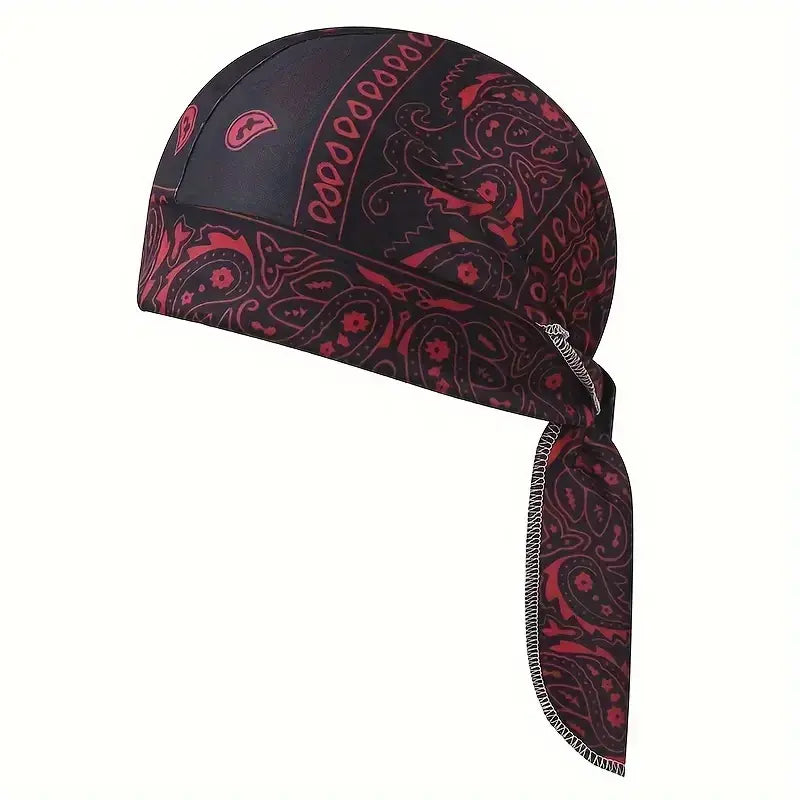 Cooling Headscarf Cap Set – Motorcycle Pirate Head Wrap, Safety Helmet Liner, Elastic Fit, Hand Washable | Outdoor Headwear for Athletes