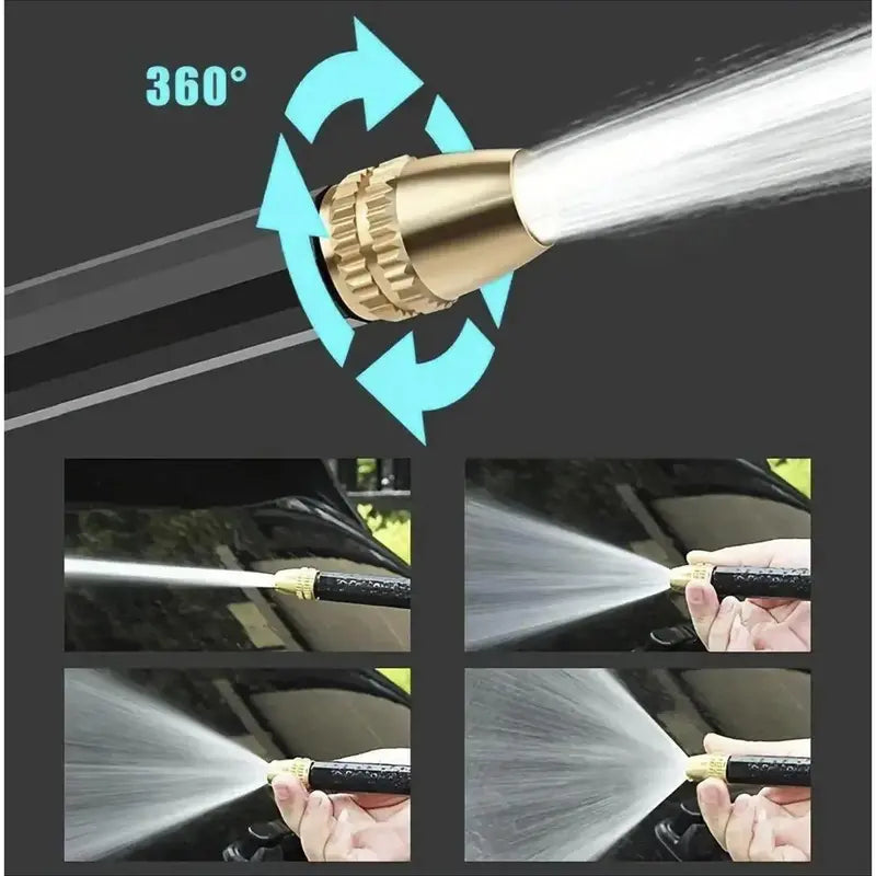 Portable High Pressure Water Sprayer Gun – Adjustable Garden Hose Nozzle