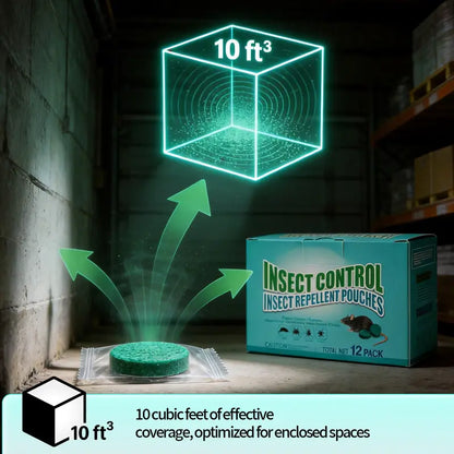 12-Pack Rodent & Insect Repellent Balls – Natural Essential Oil Pest Control Pouches for Home & Kitchen