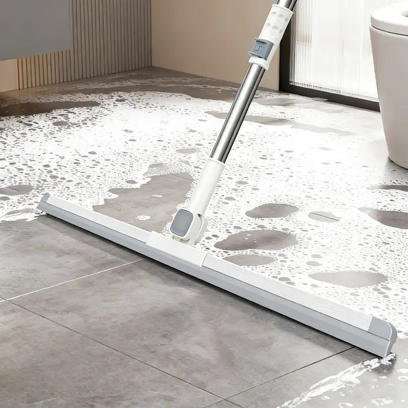 Upgraded Silicone Magic Squeegee Broom – Telescopic Floor Water Wiper for Bathroom, Kitchen & Home