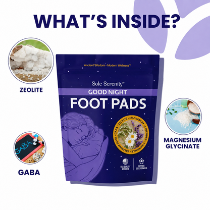 Sole Serenity Good Night Foot Pads – Overnight Relaxation Patches