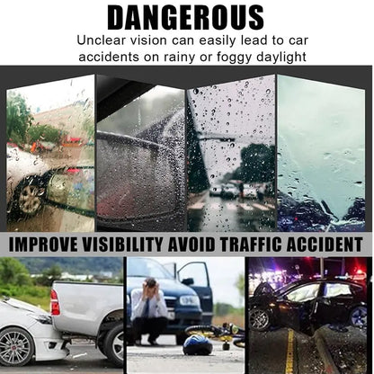 4PCS Car Rearview Mirror Rainproof Film – HD Nano Coating Anti-Fog Waterproof Protective Sticker for Side Mirrors | Fits Cars, Trucks & SUVs
