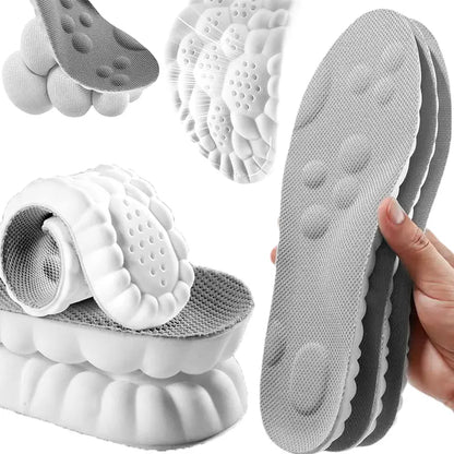 4D Cloud PU Insoles – Soft Memory Foam Orthotic Shoe Inserts for Men & Women (1 Pair)