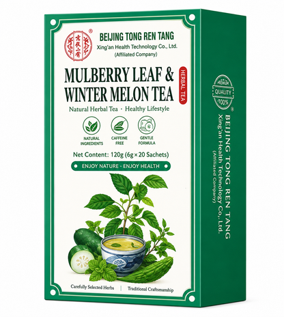 Beijing Tong Ren Tang Mulberry Leaf & Winter Melon Tea | Caffeine Free | 20 Sachets (120g)